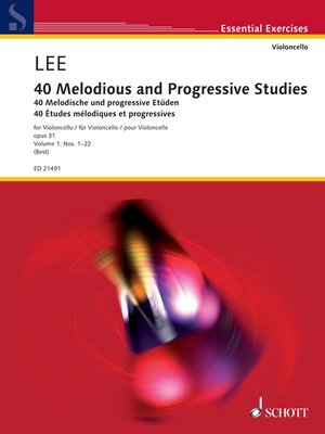 cover image of 40 Melodious and Progressive Studies